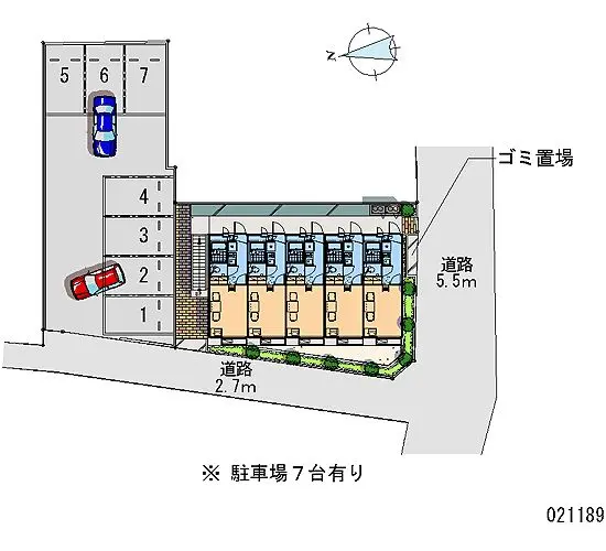 ★手数料０円★青梅市千ケ瀬町４丁目　月極駐車場（LP）